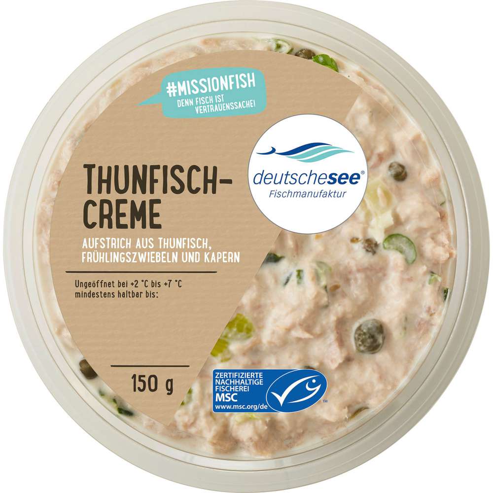 Produktabbildung Deutsche See Thunfischcreme