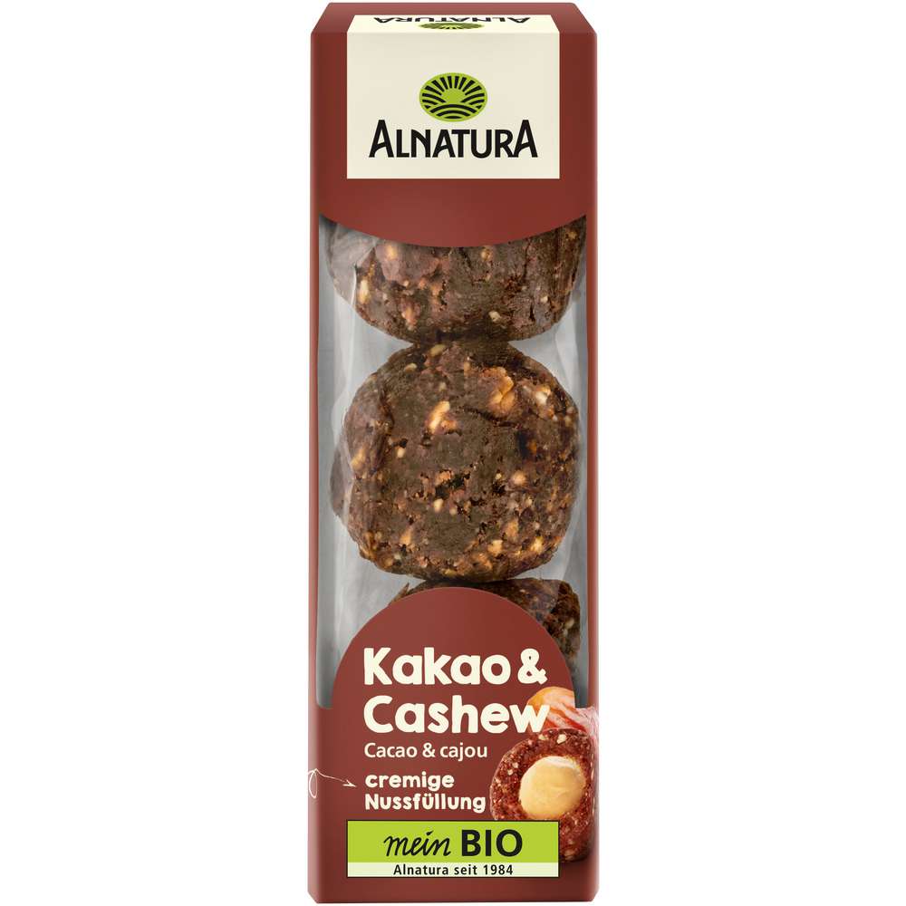 Produktabbildung Alnatura Kakao & Cashew Fruchtkugel