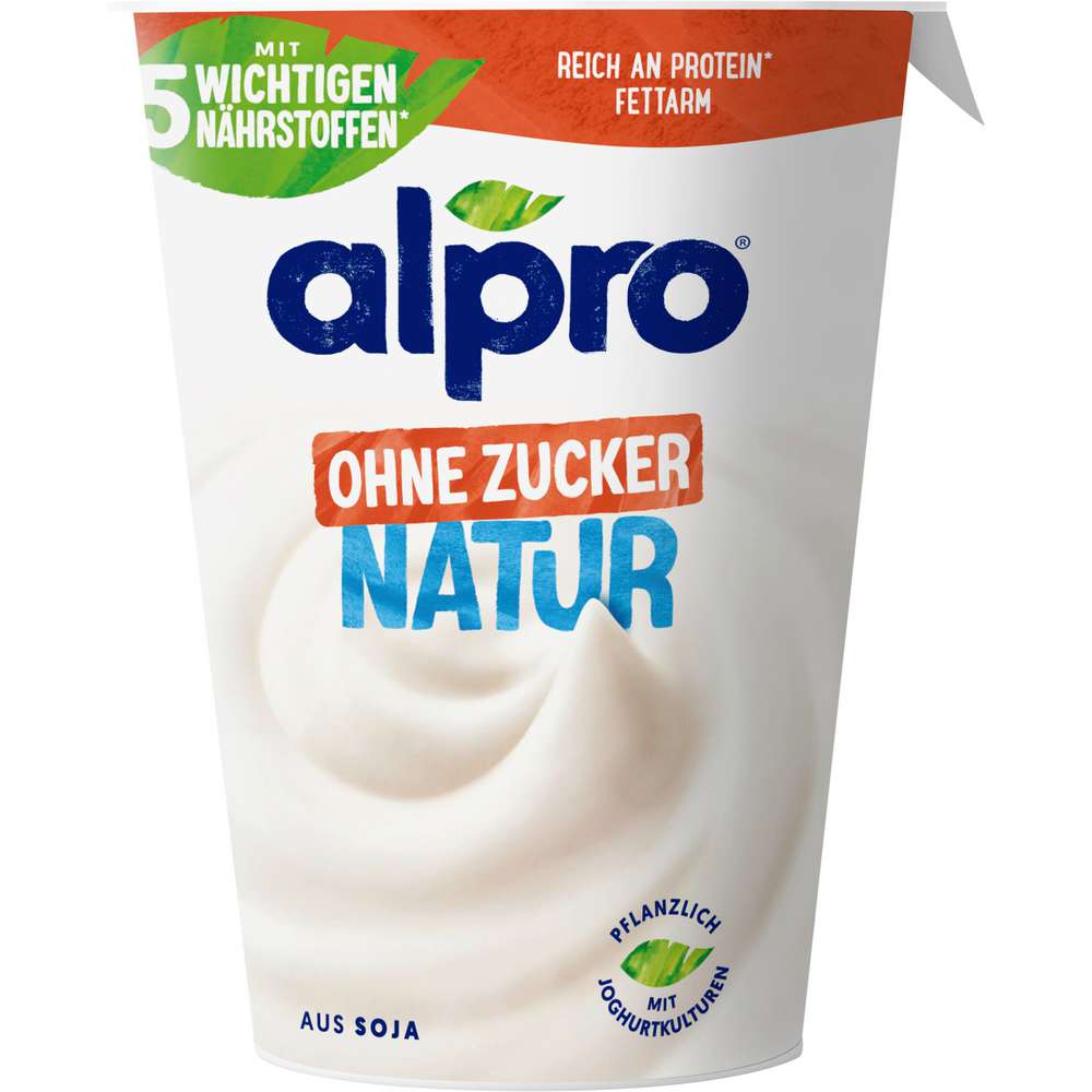 Produktabbildung Alpro Soja-Joghurtalternative Natur ungesüßt