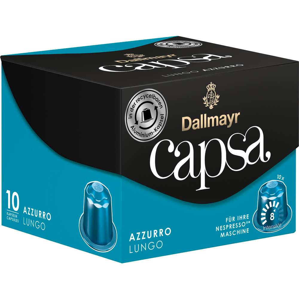 Produktabbildung Dallmayr Kaffee Kapseln Capsa, Lungo Azzurro
