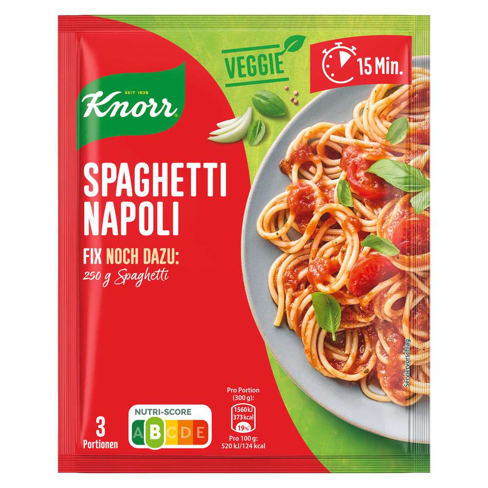Produktabbildung Knorr Fix-Würzmischung, Spaghetti Napoli