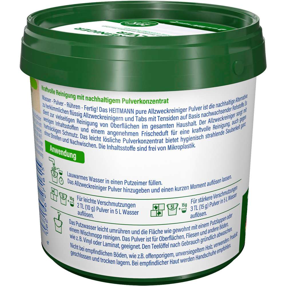 Produktabbildung Heitmann Allzweckreiniger Pulver, pure