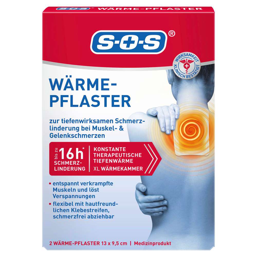 Produktabbildung SOS Wärme-Pflaster, 2 Stück