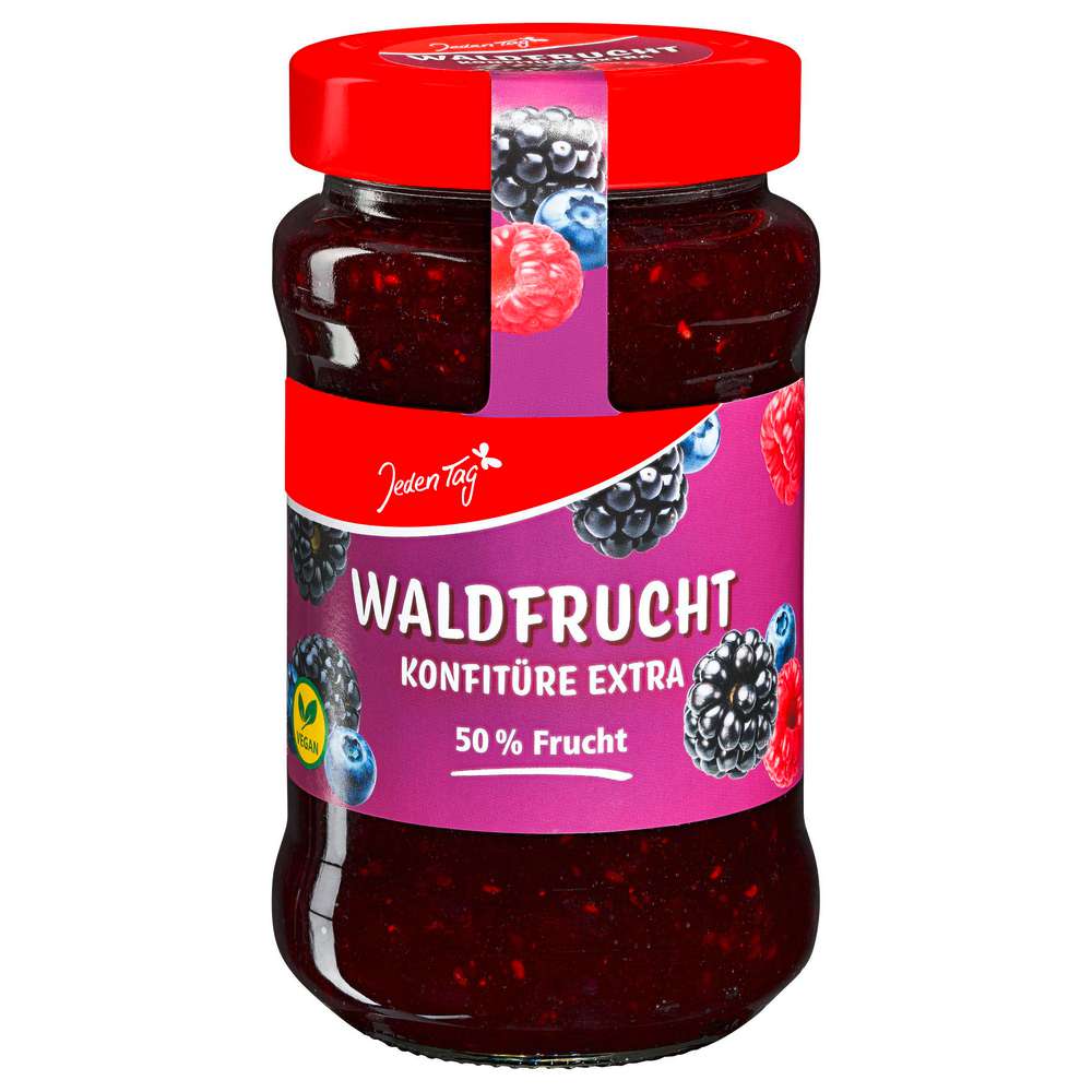 Produktabbildung Jeden Tag Konfitüre Extra Waldfrucht