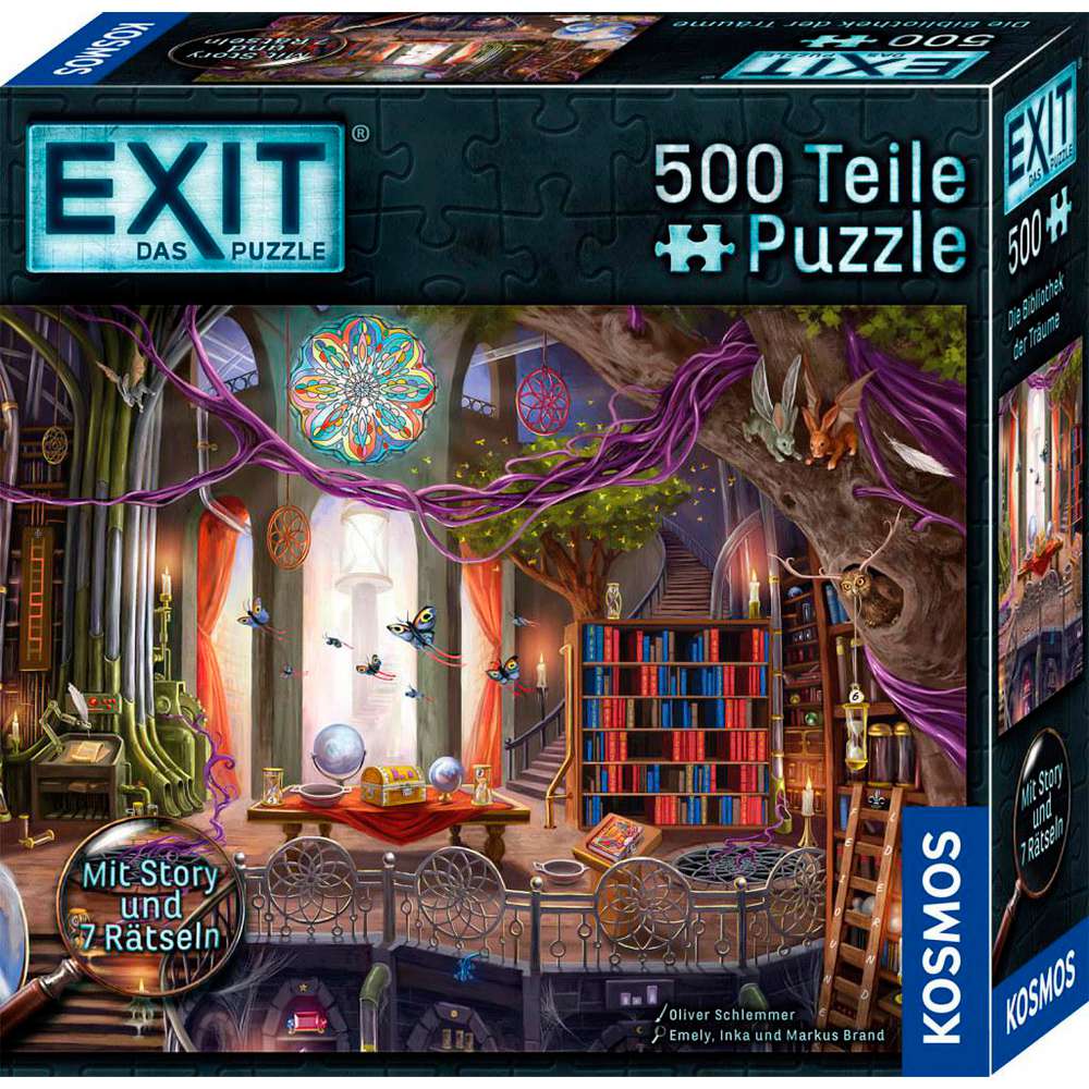 Produktabbildung Kosmos EXIT -  Puzzle Die Bibliothek der Träume