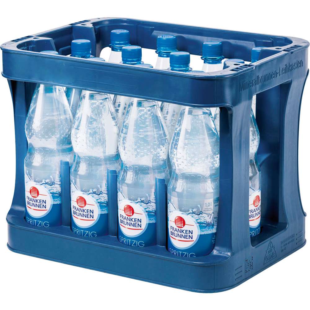 Produktabbildung Franken Brunnen Mineralwasser, Spritzig (12x 1,000 Liter)