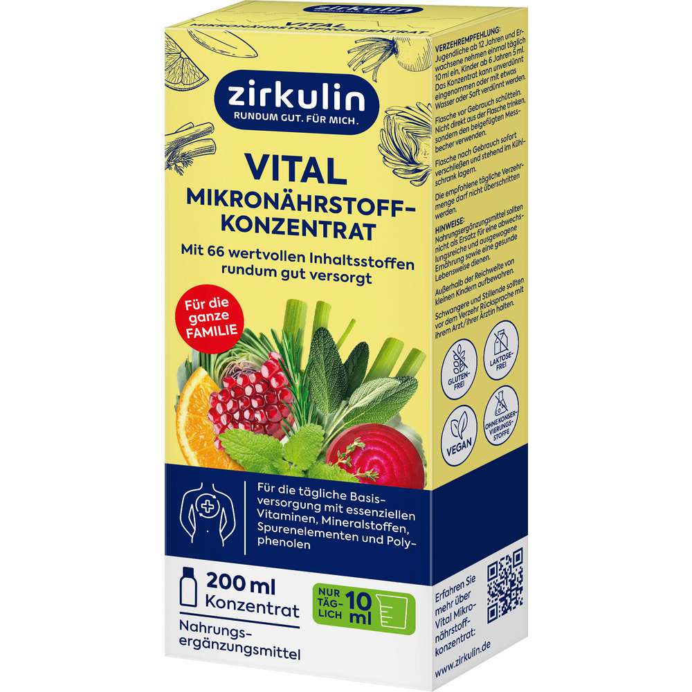 Produktabbildung Zirkulin Vital Mikronährstoffkonzentrat
