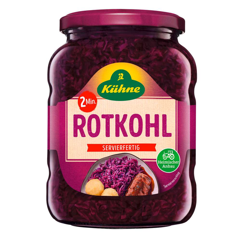 Produktabbildung Kühne Rotkohl, servierfertig