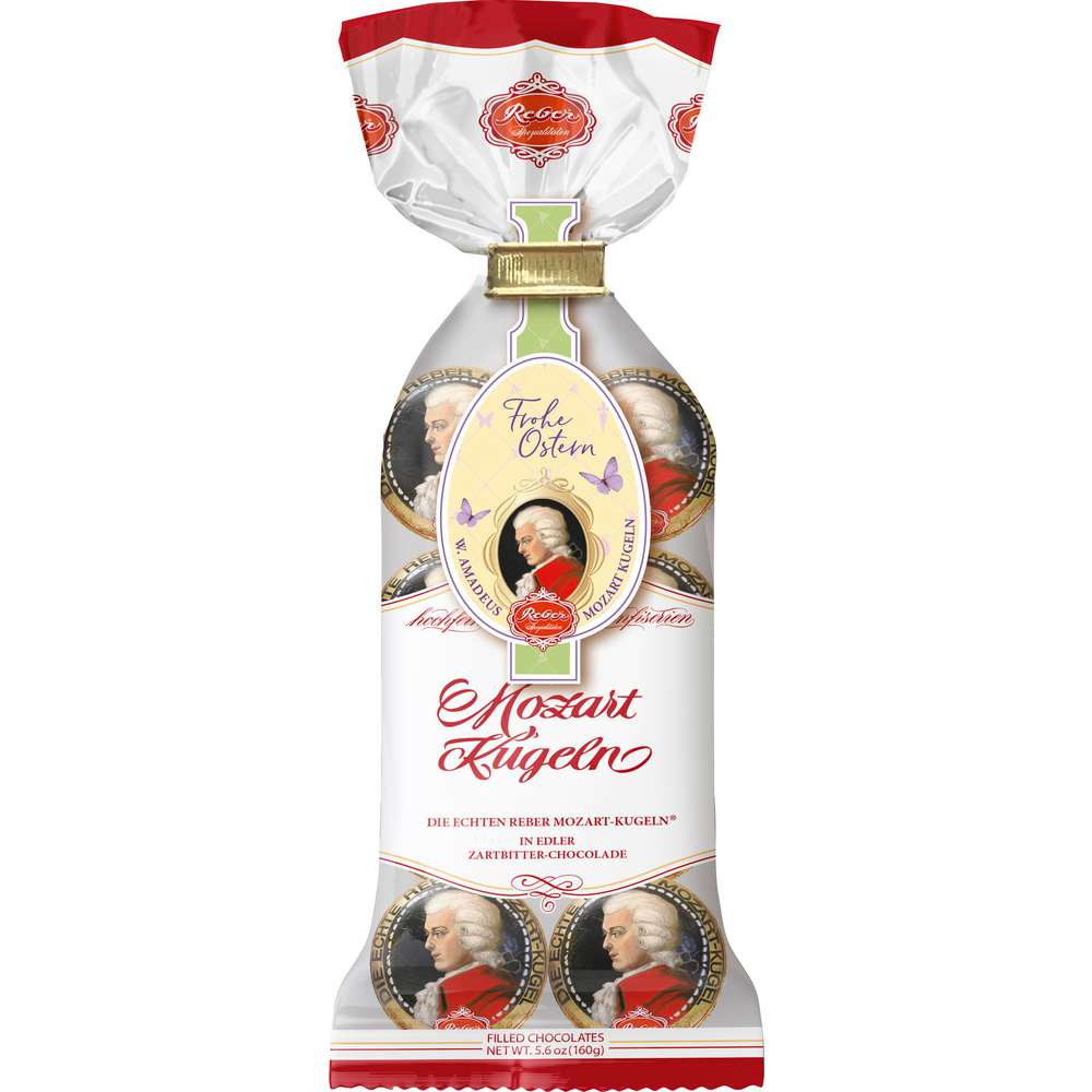 Produktabbildung Reber Mozart-Kugeln Frohe Ostern