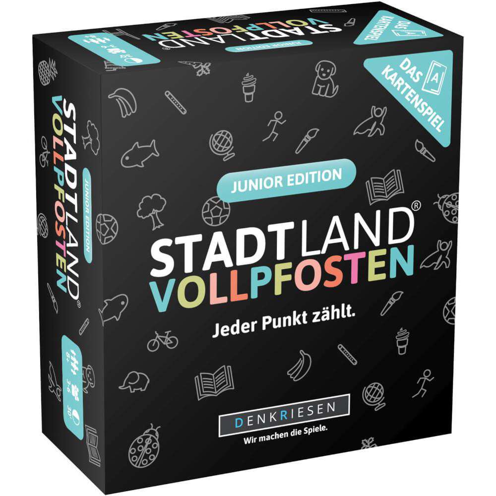 Produktabbildung Denkriesen STADT LAND VOLLPFOSTEN: Das Kartenspiel Junior Edition