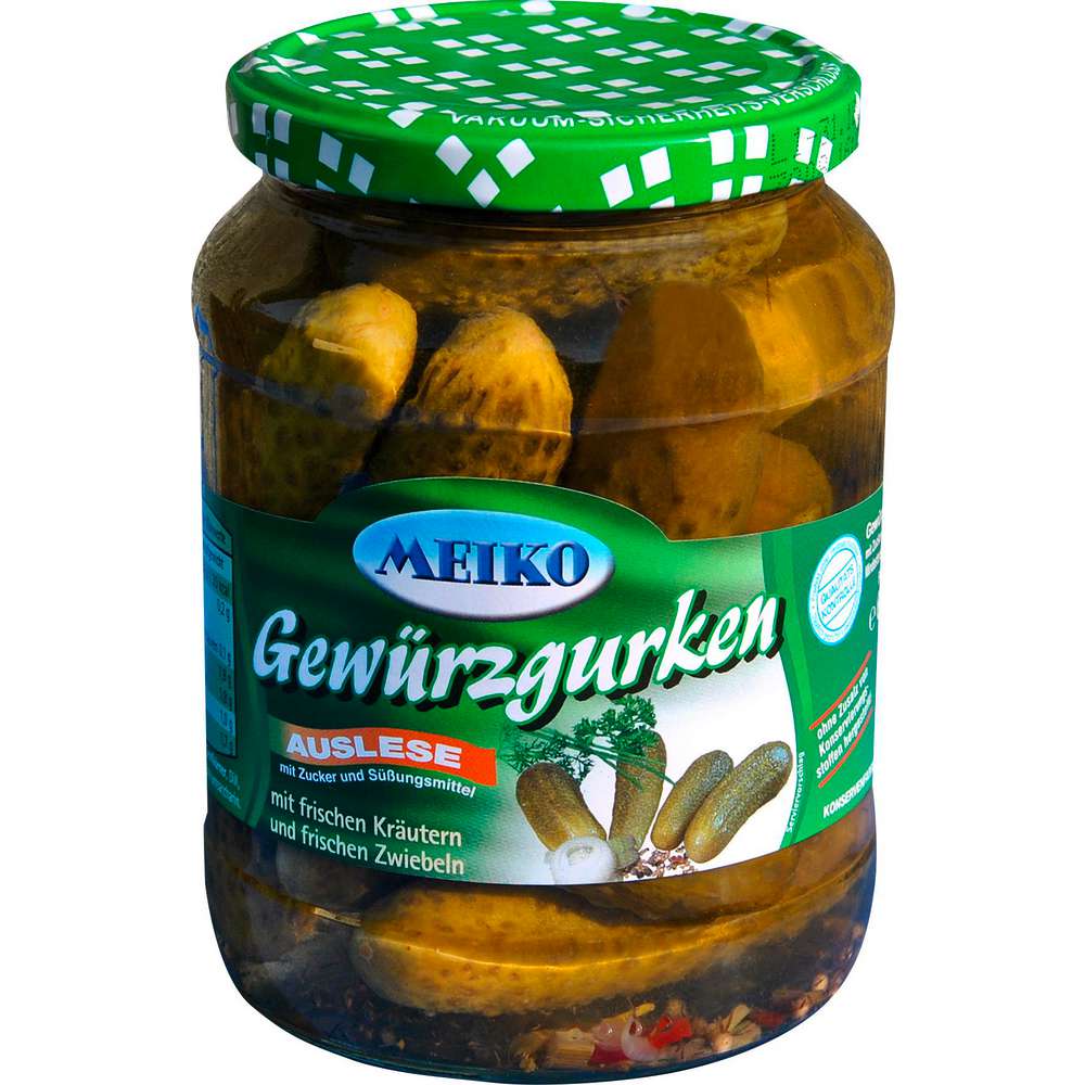 Produktabbildung Meiko Gewürzgurken Auslese