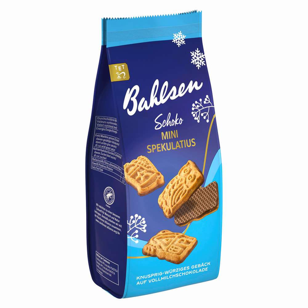 Produktabbildung Bahlsen Mini Spekulatius, Schokolade