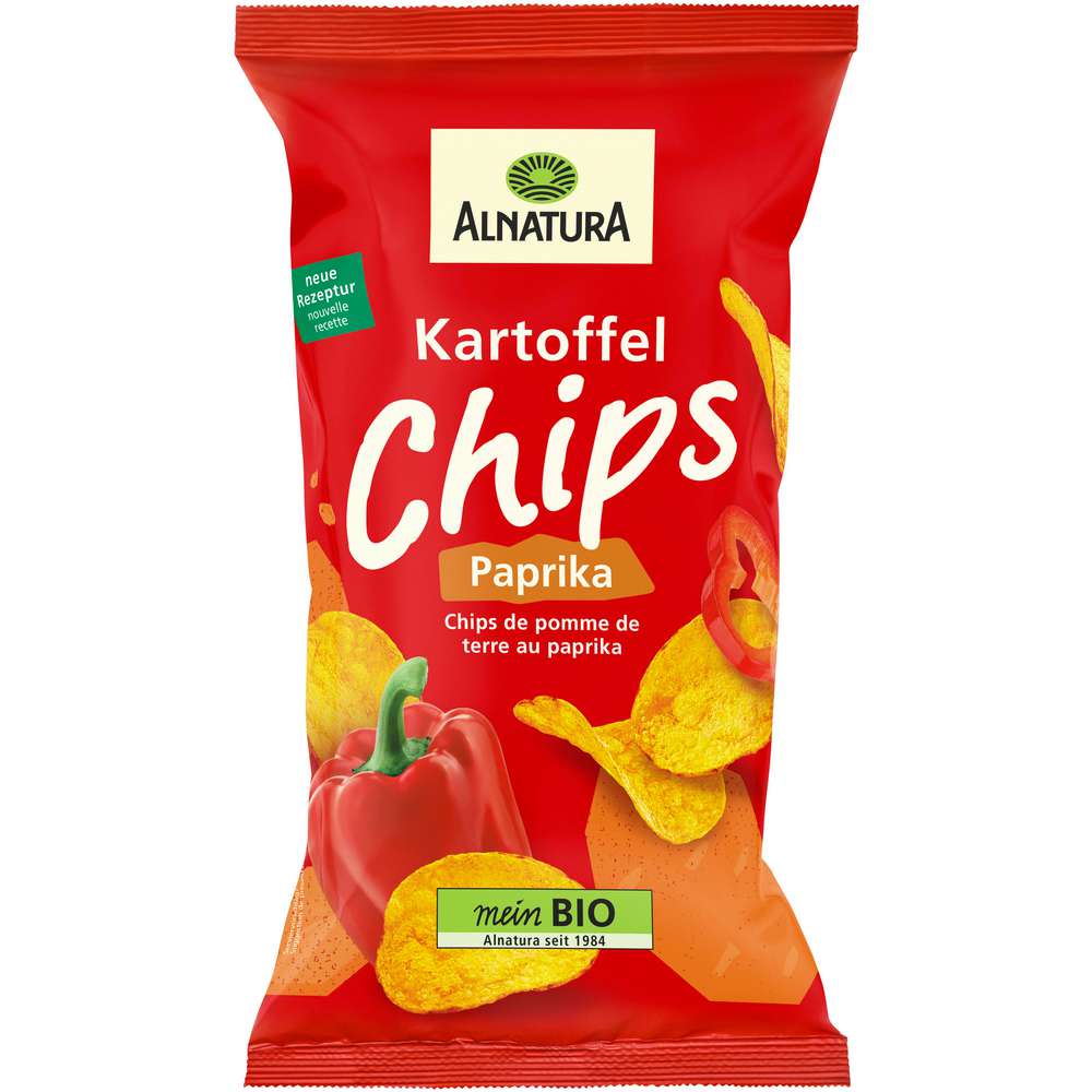 Produktabbildung Alnatura Bio Kartoffelchips, Paprika