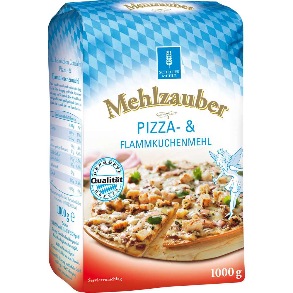 Produktabbildung Mehlzauber Pizza & Flammkuchenmehl