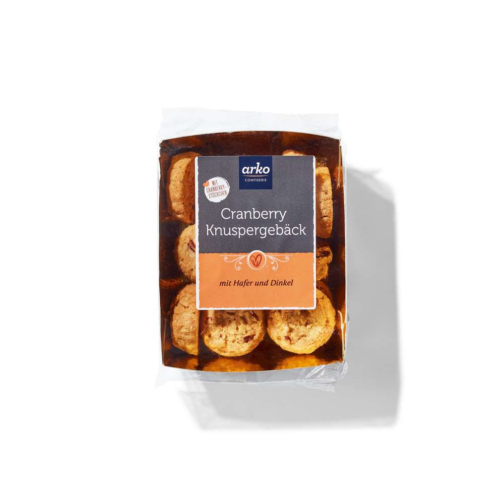 Produktabbildung Arko Cranberry Knuspergebäck 