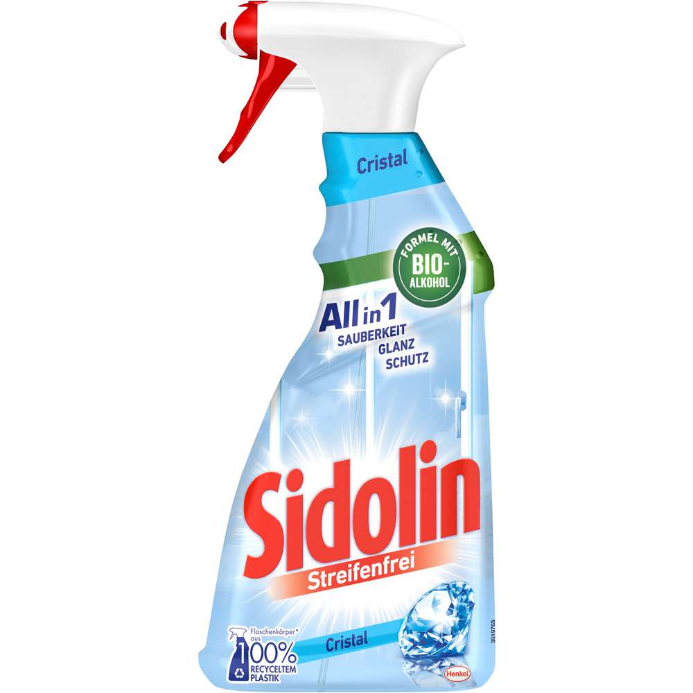 Produktabbildung Sidolin Glasreiniger Streifenfrei, Cristal