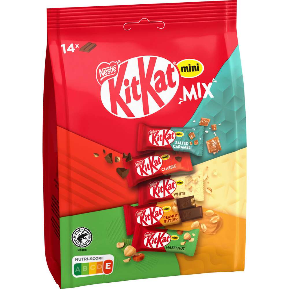 Produktabbildung Nestle KitKat, Mini Mix, 14er