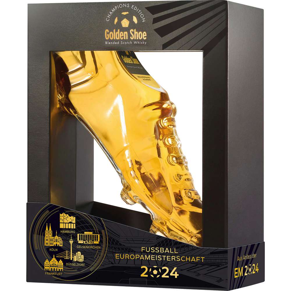 Produktabbildung Schwarze und Schlichte Golden Shoe Blended Scotch Whisky 40% 