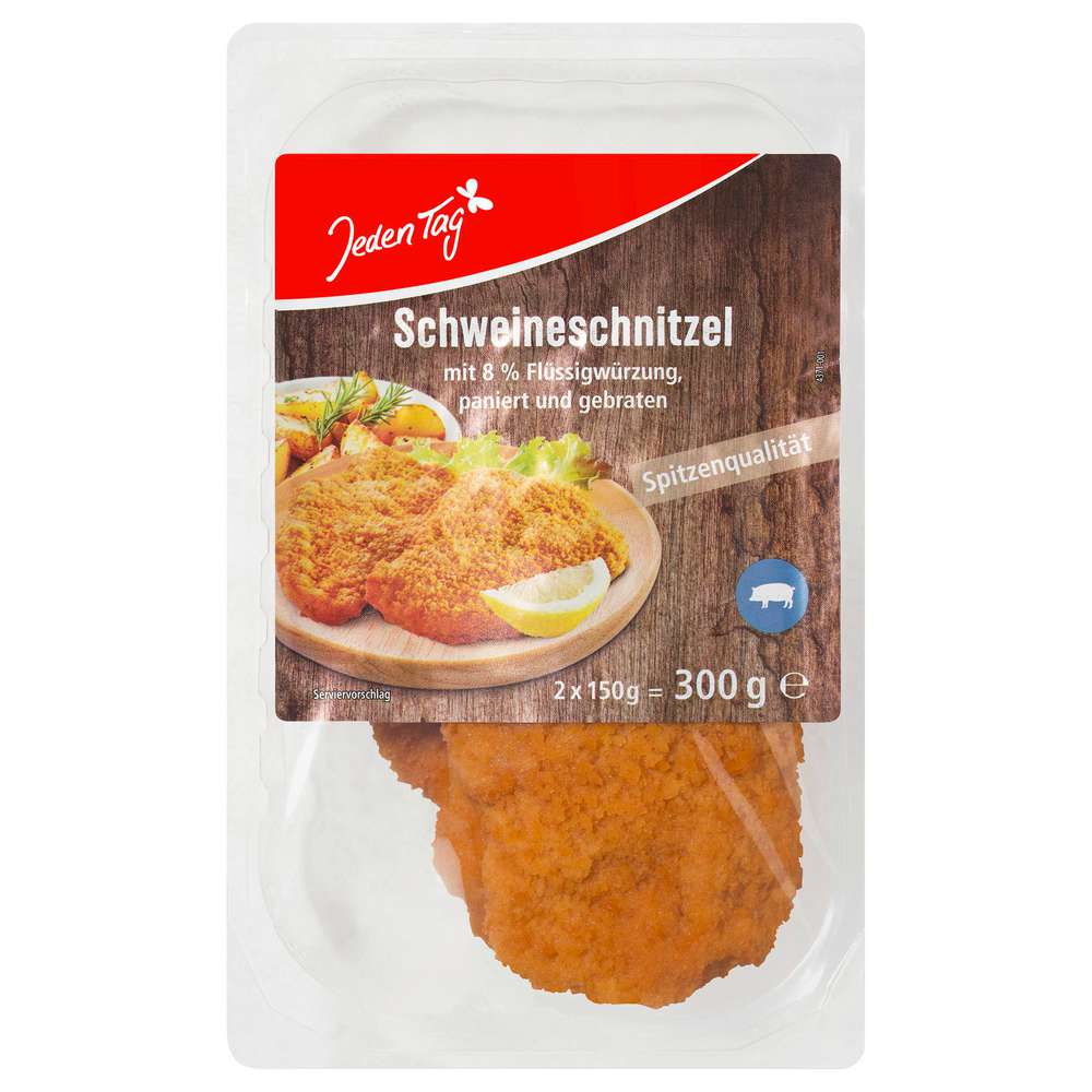 Produktabbildung Jeden Tag Schweineschnitzel
