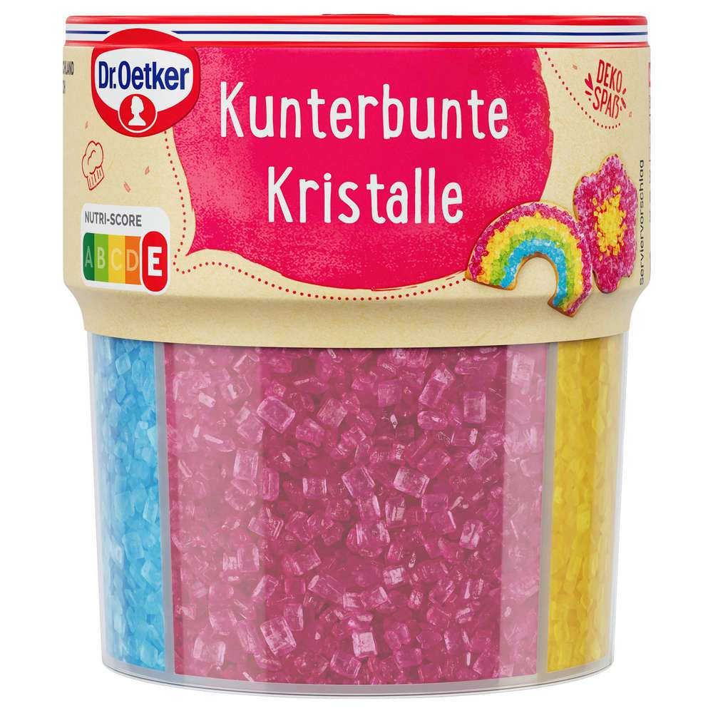 Produktabbildung Dr. Oetker Backdekoration, Kunterbunte Kristalle