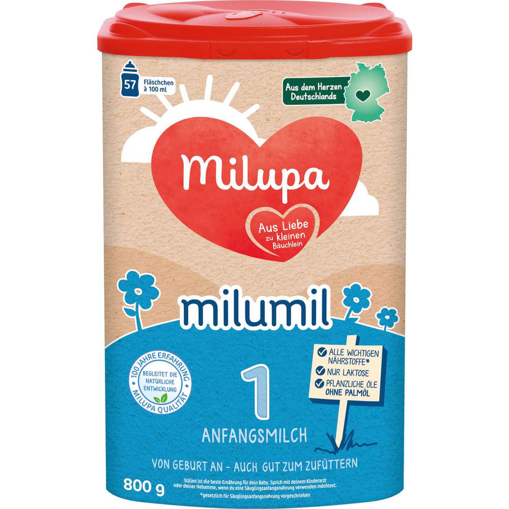 Produktabbildung Milupa Milumil Anfangsmilch, 1