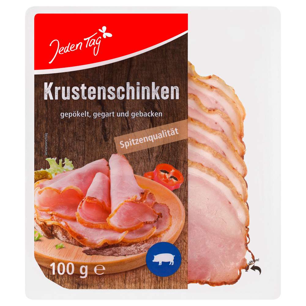 Produktabbildung Jeden Tag Krustenschinken, geschnitten 