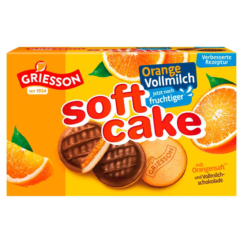 Produktabbildung Griesson Soft Cake, Orange-Vollmilch