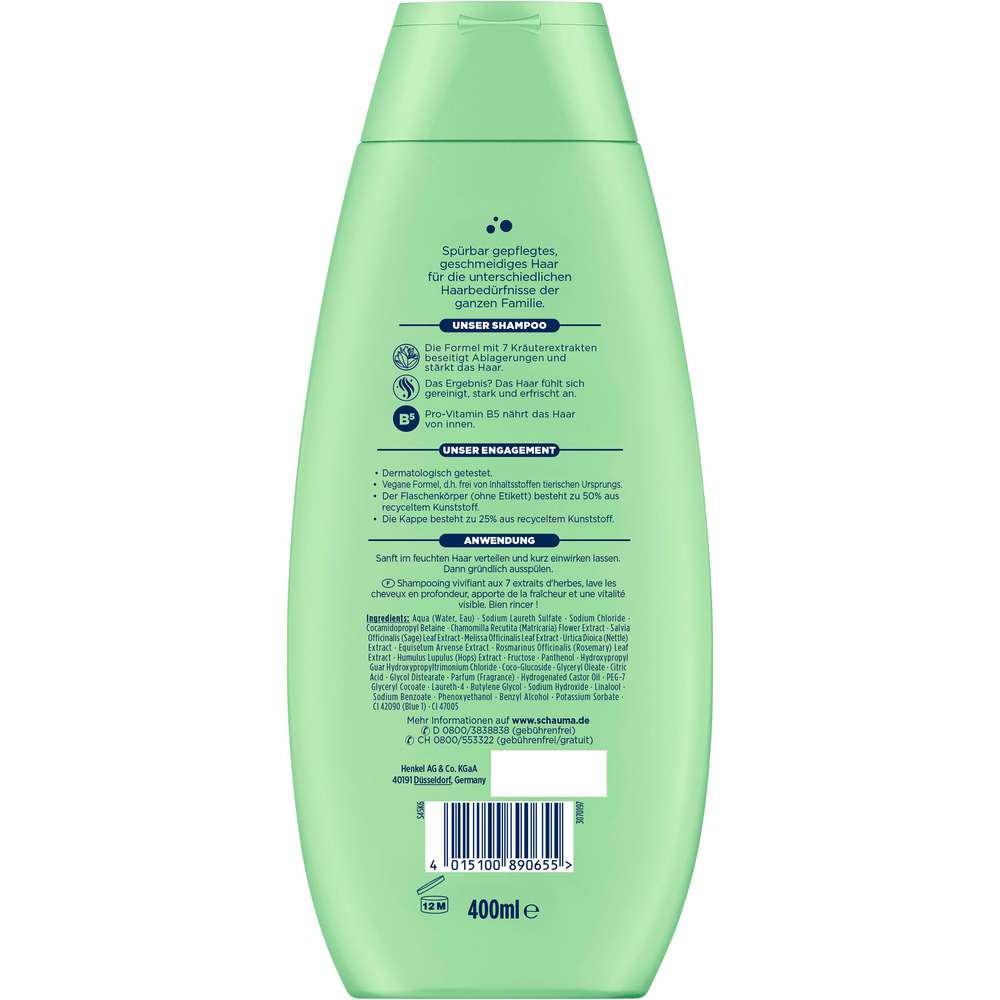 Produktabbildung Schauma Shampoo, 7 Kräuter