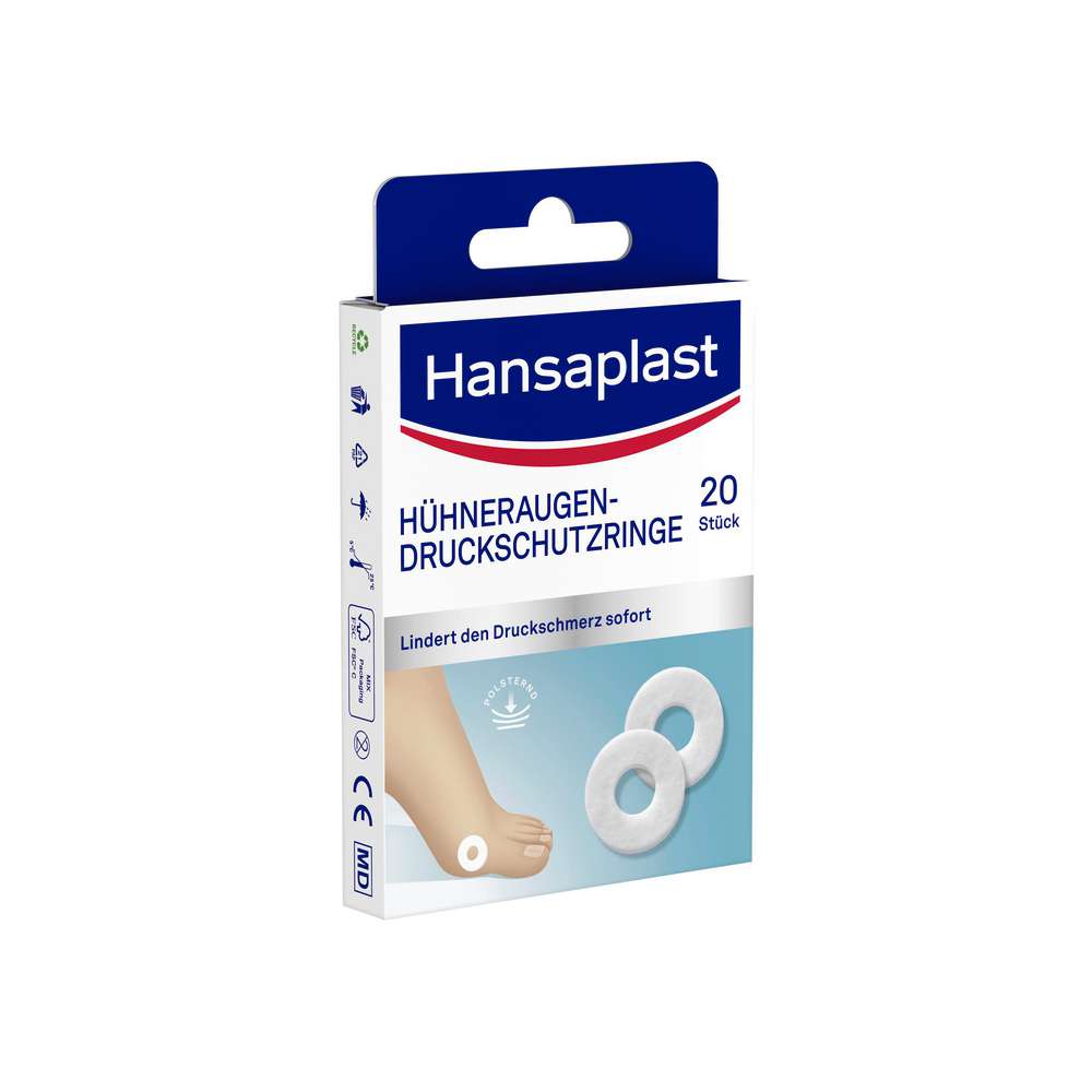Produktabbildung Hansaplast Hühneraugen-Druckschutzringe, 20 Stück