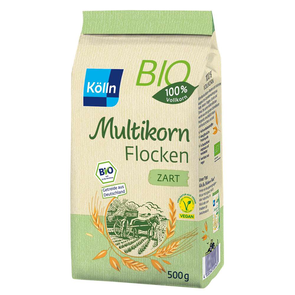 Produktabbildung Kölln Bio Multikorn-Flocken, zart