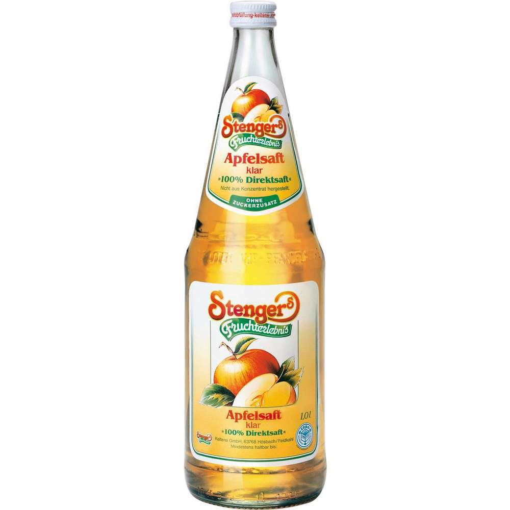 Produktabbildung Stengers Apfelsaft, klar