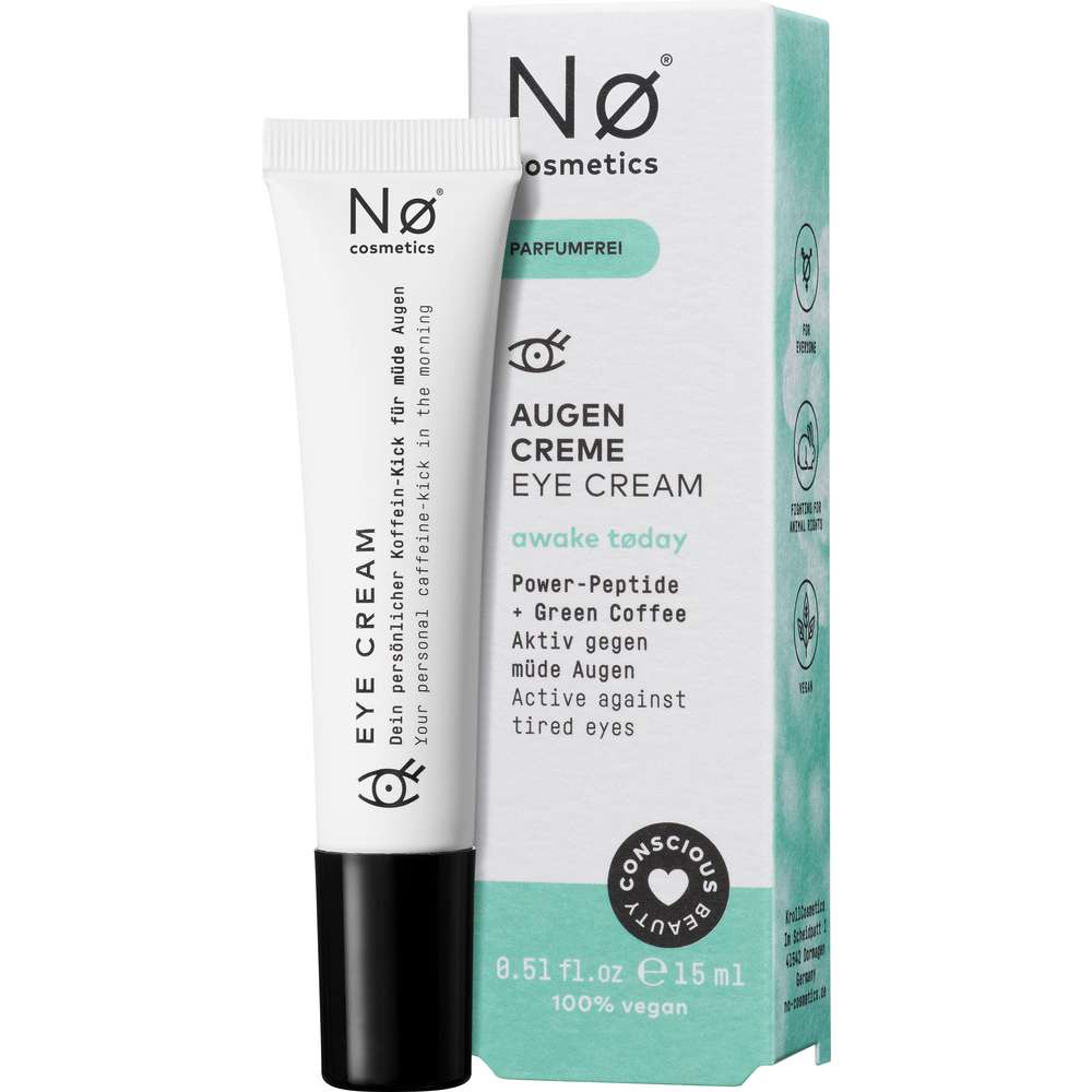 Produktabbildung No Cosmetics Augencreme, Power-Peptide & Creen Coffee