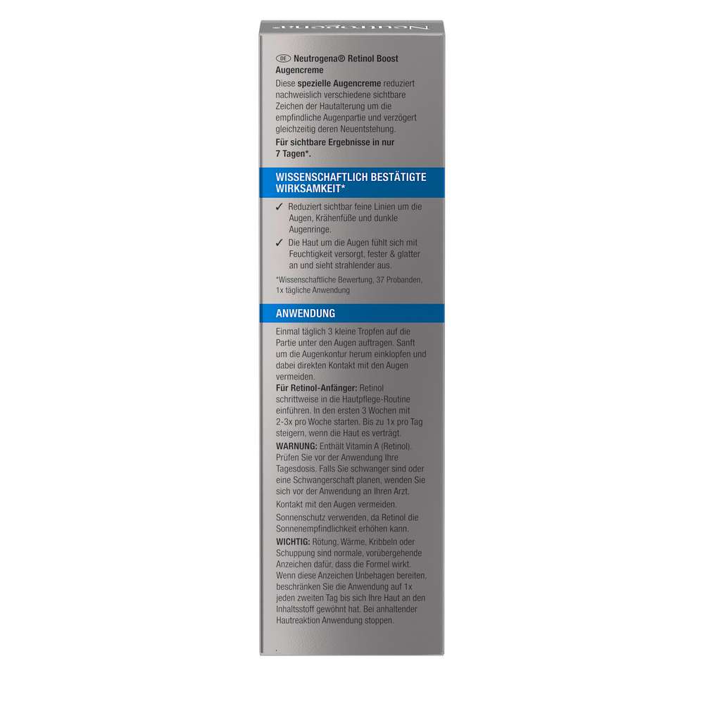 Produktabbildung Neutrogena Retinol Boost Anti-Age, Augencreme