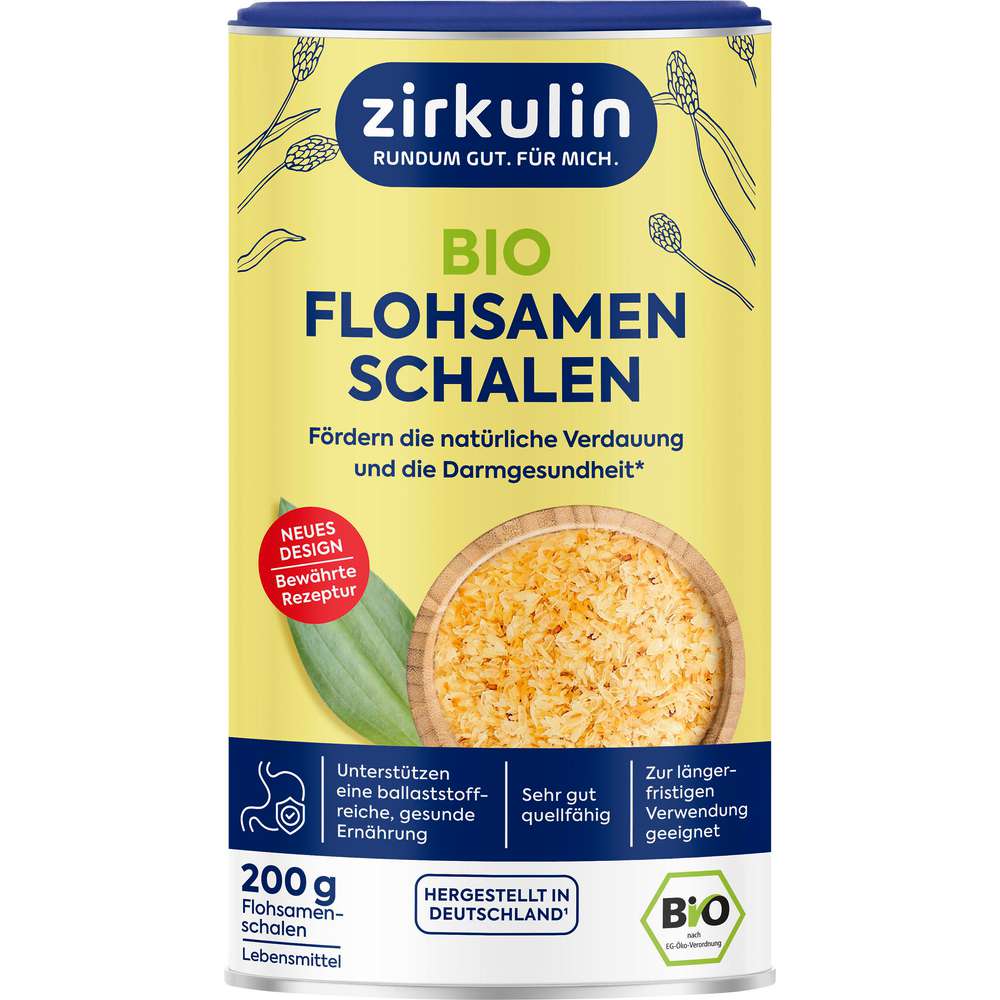Produktabbildung Zirkulin Bio Flohsamenschalen