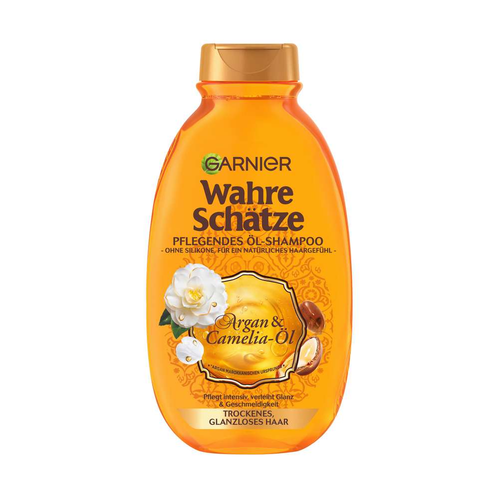 Produktabbildung Garnier Shampoo Wahre Schätze, Argan-Camelia