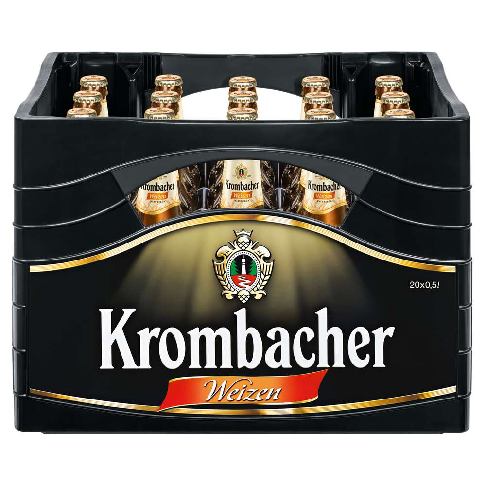 Produktabbildung Krombacher Weizenbier, 5,3% (20x 0,500 Liter)