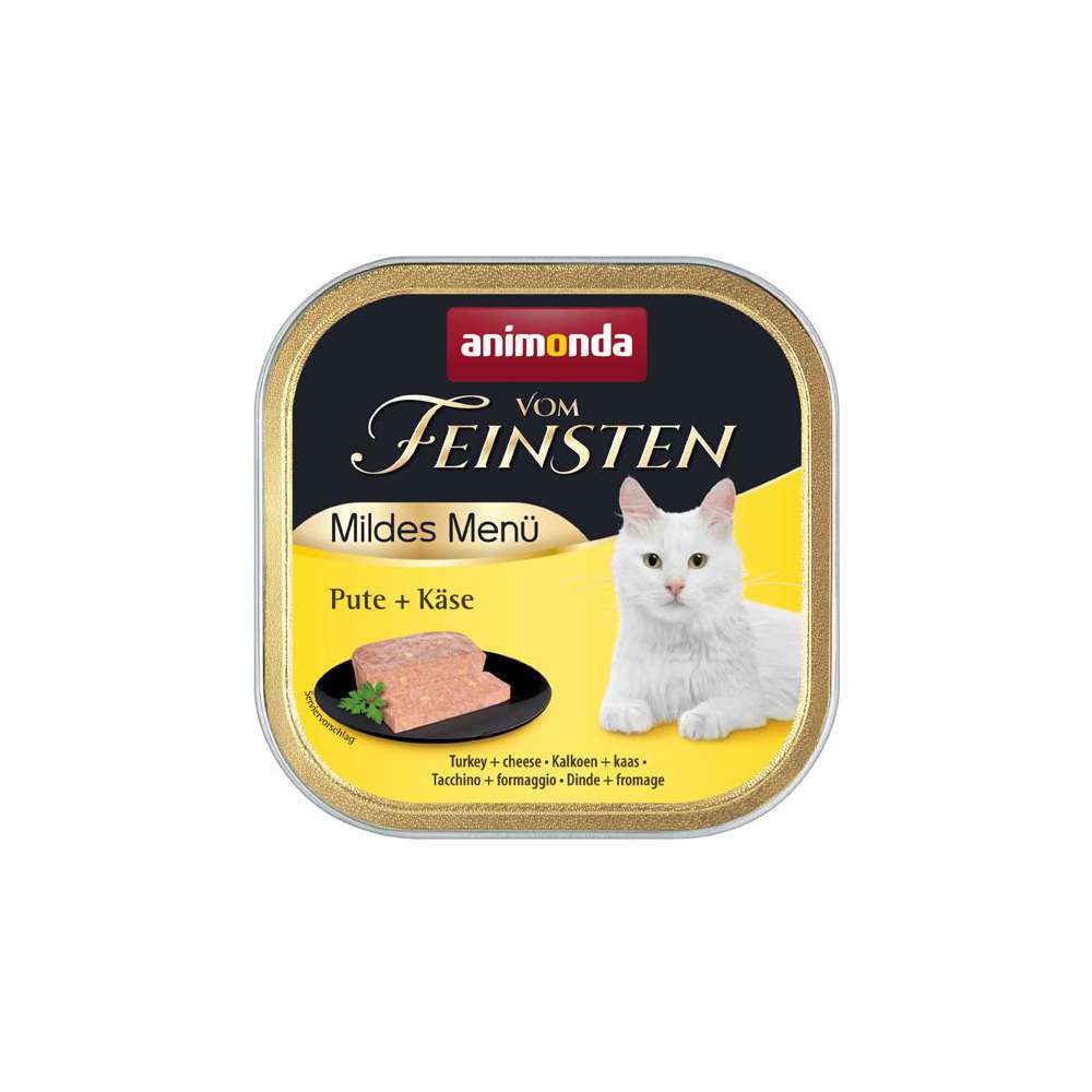 Produktabbildung animonda Katzen-Nassfutter vom Feinsten, Pute-Käse