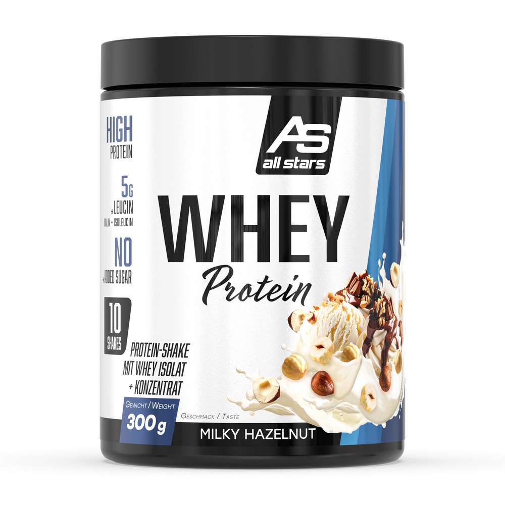 Produktabbildung all stars Whey Protein Riegel Milky Hazelnut 