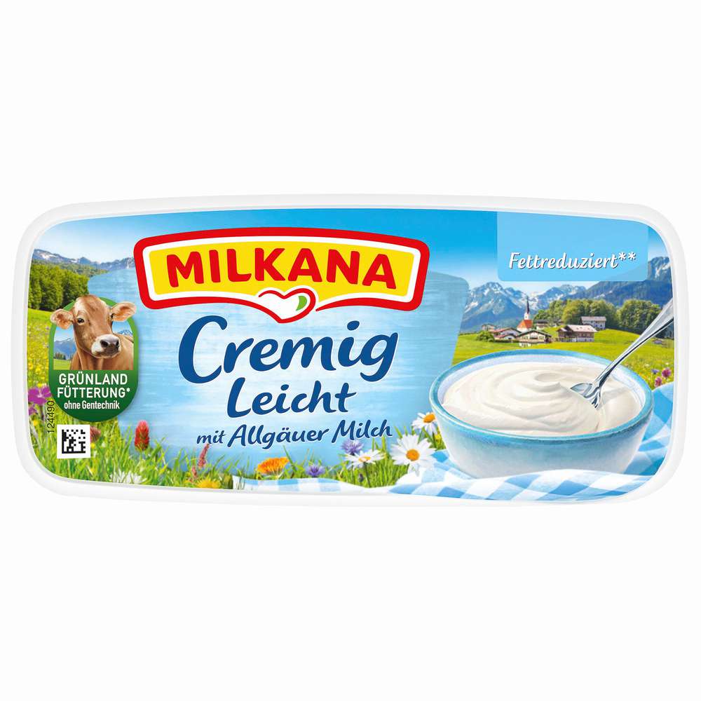 Produktabbildung Milkana Schmelzkäse Cremig Leicht