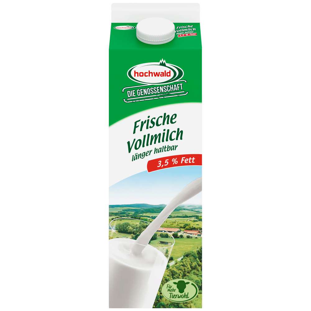 Produktabbildung Hochwald Frische Vollmilch 3,5% Fett länger haltbar