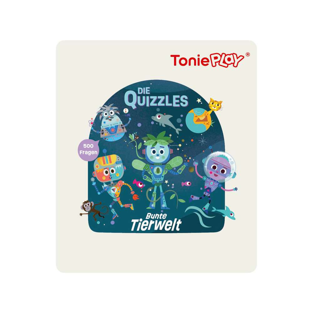 Produktabbildung tonies Story Game - Die Quizzles - Bunte Tierwelt