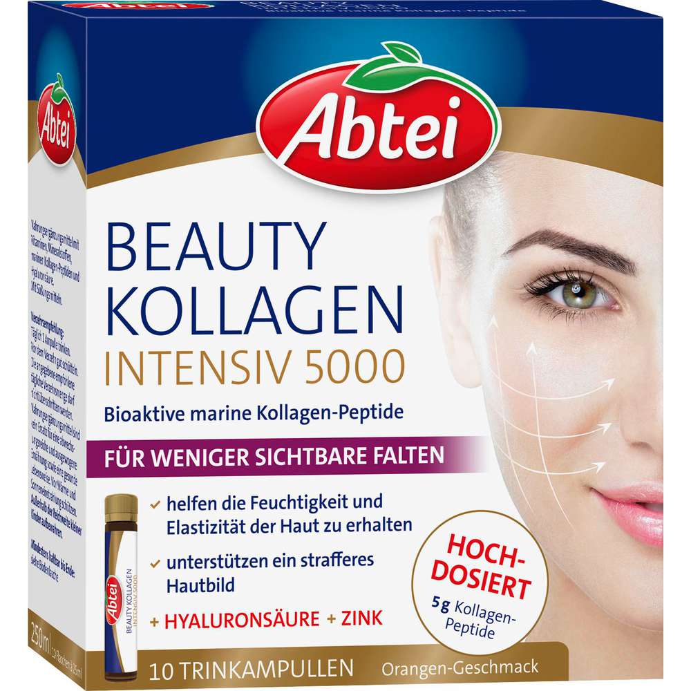 Produktabbildung Abtei Beauty Kollagen Intensiv 5000, Trinkampullen