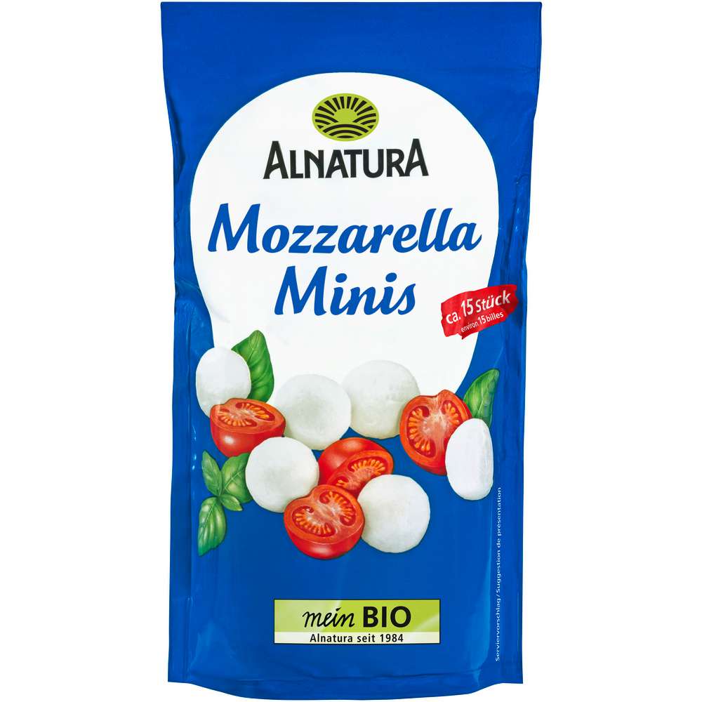 Produktabbildung Alnatura Bio-Mozzarella, Minis