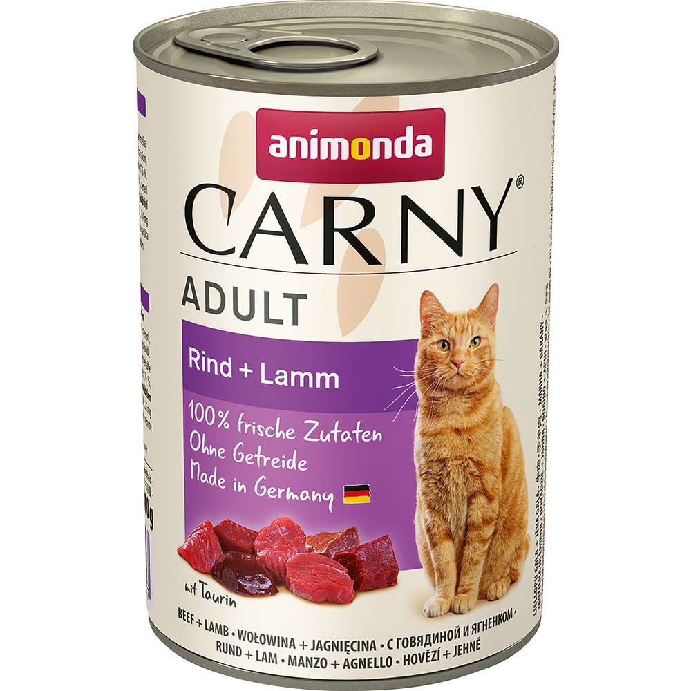 Produktabbildung animonda Katzen-Nassfutter Carny, Rind/Lamm