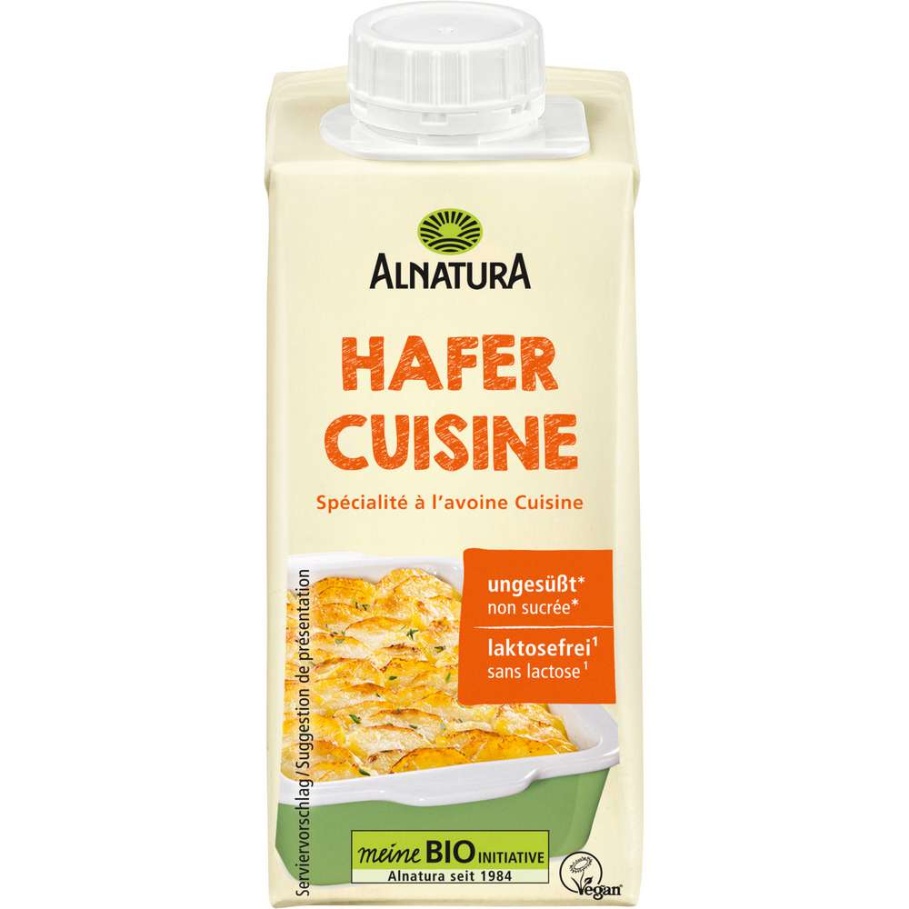 Produktabbildung Alnatura Bio Hafercreme Cuisine