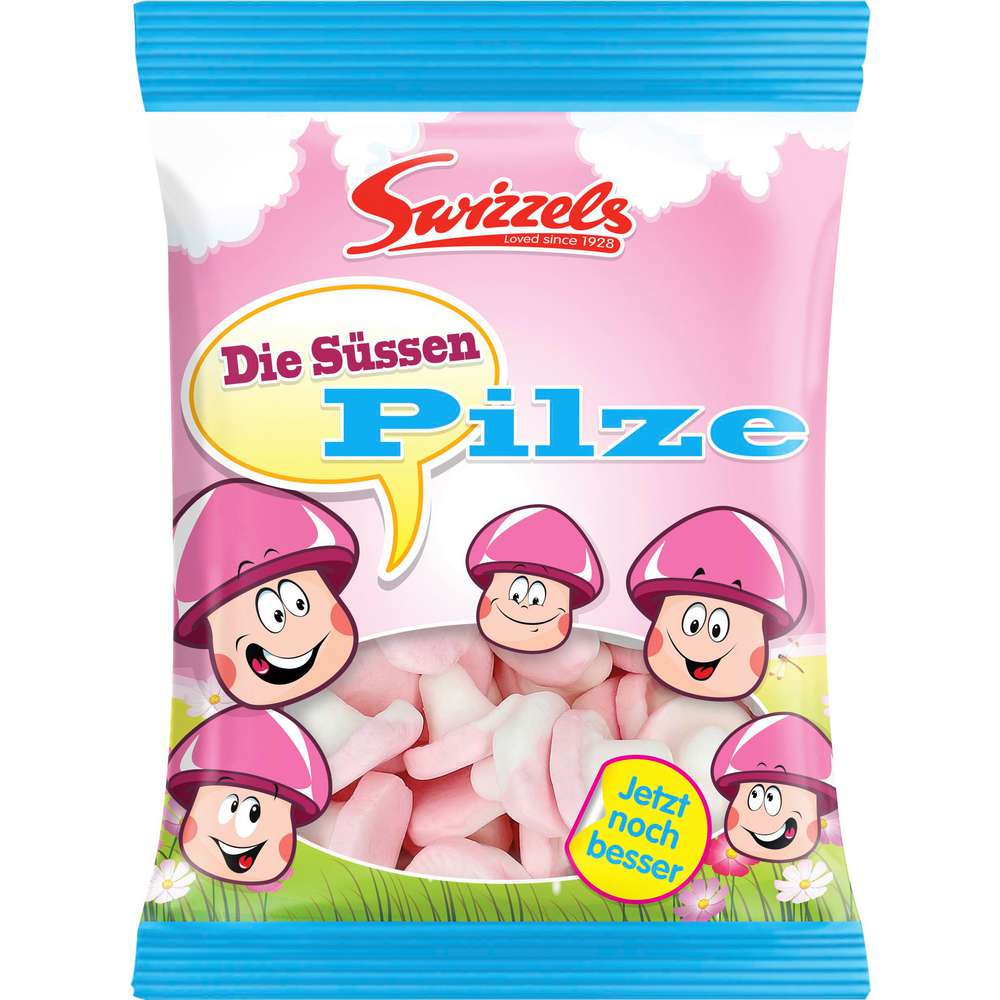 Produktabbildung Swizzels Schaumzucker-Pilze mit Fruchtgeschmack
