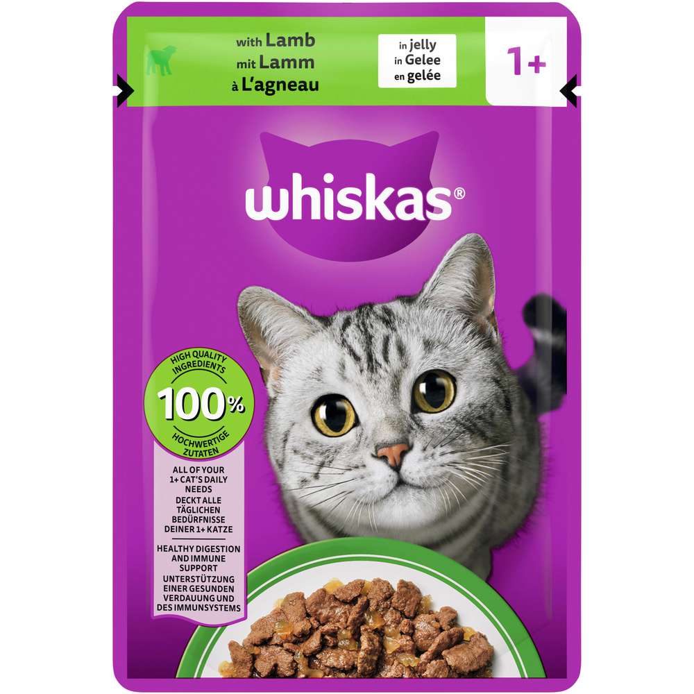 Produktabbildung Whiskas Katzen-Nassfutter, Lamm