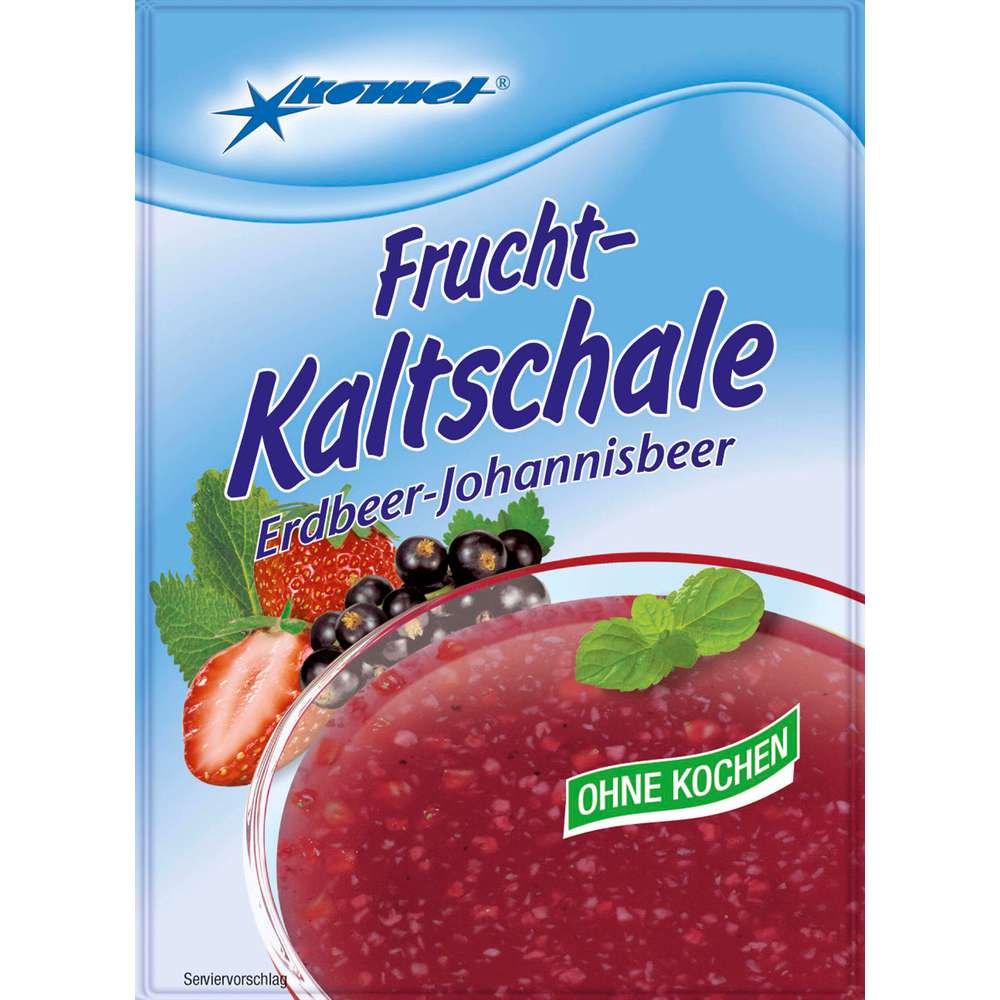 Produktabbildung Komet Fruchtkaltschale, Erdbeer-Johannisbeer