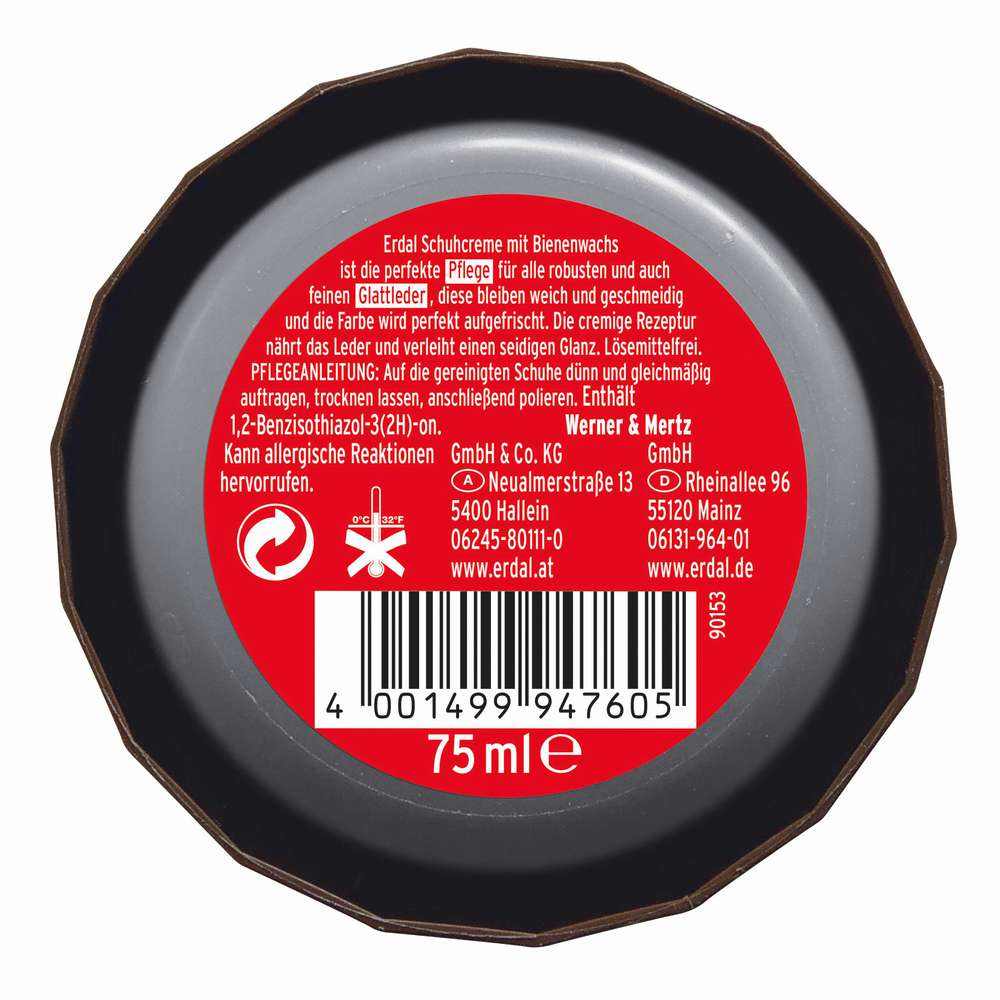 Produktabbildung Erdal Schuhcreme, braun