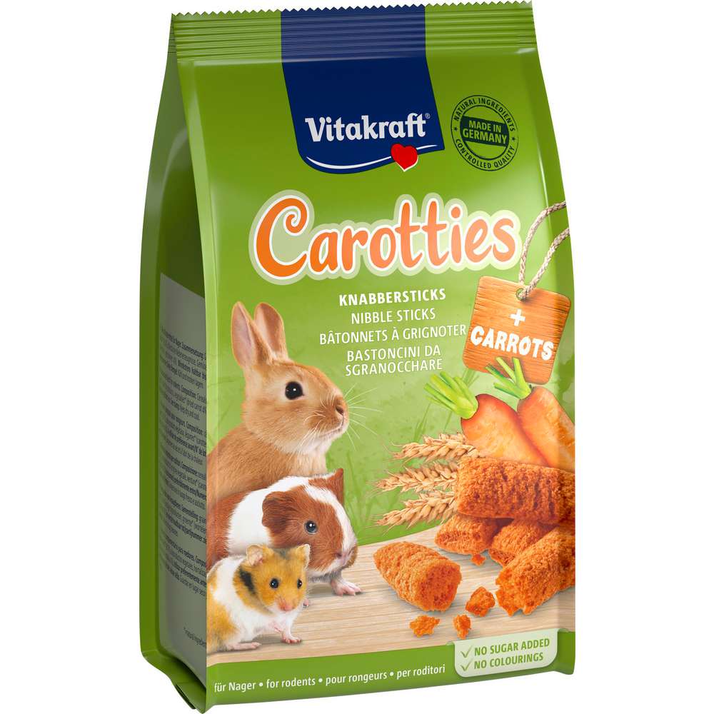 Produktabbildung Vitakraft Nagerfutter Knabbersticks Carotties